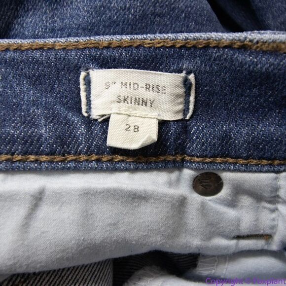 NEW Madewell 9" Mid-Rise Skinny Jeans in Orland Wash: TENCEL™ Denim 28‎ - Picture 11 of 15